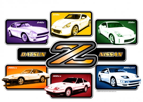 Datsun/ Nissan Z posters.