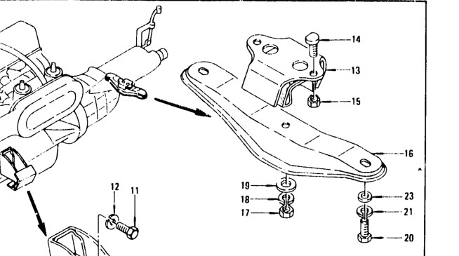 S30 tranny mount