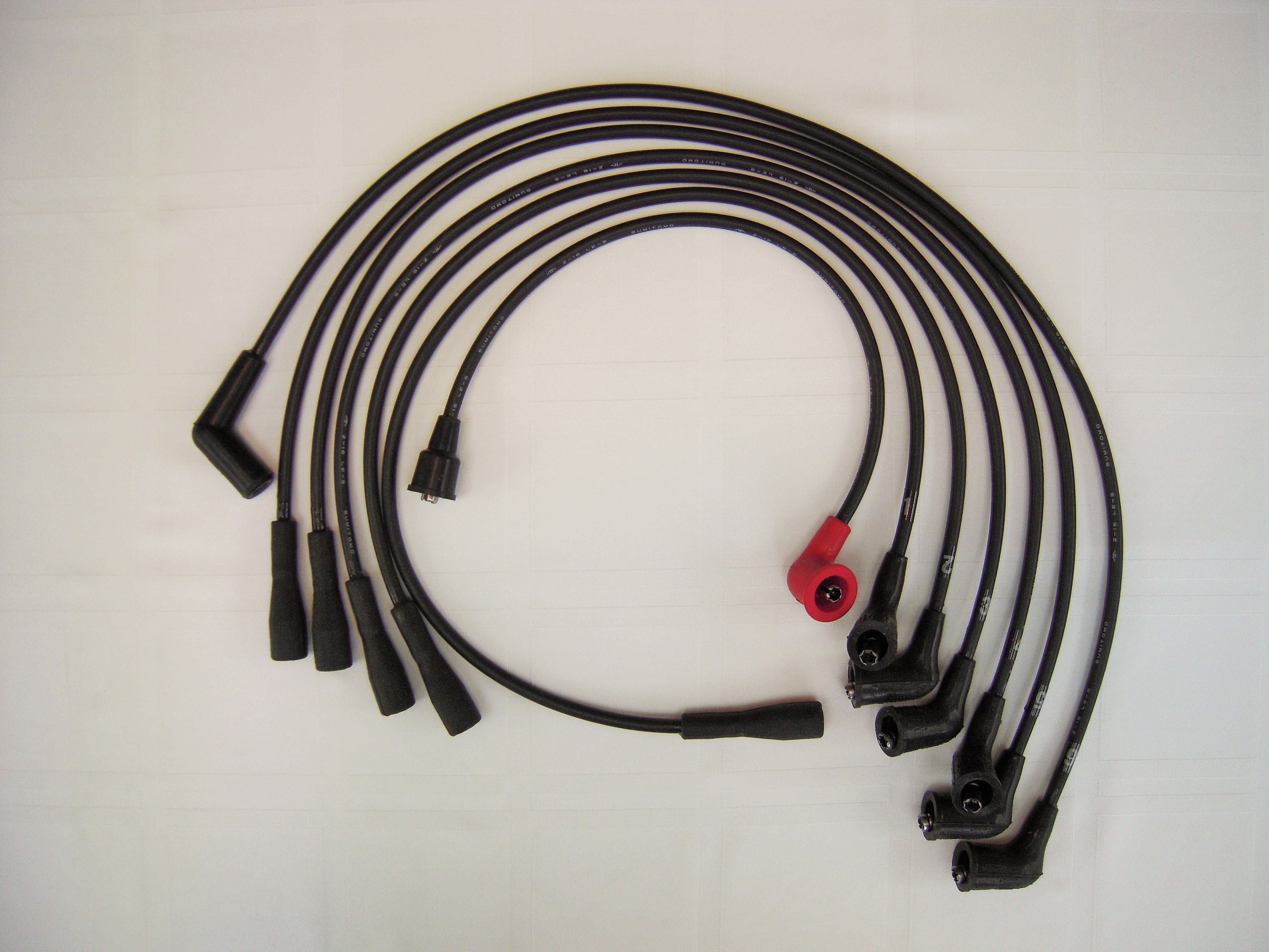 240Z-260Z NOS Sumitomo Spark Plug Cables + Coil Cable