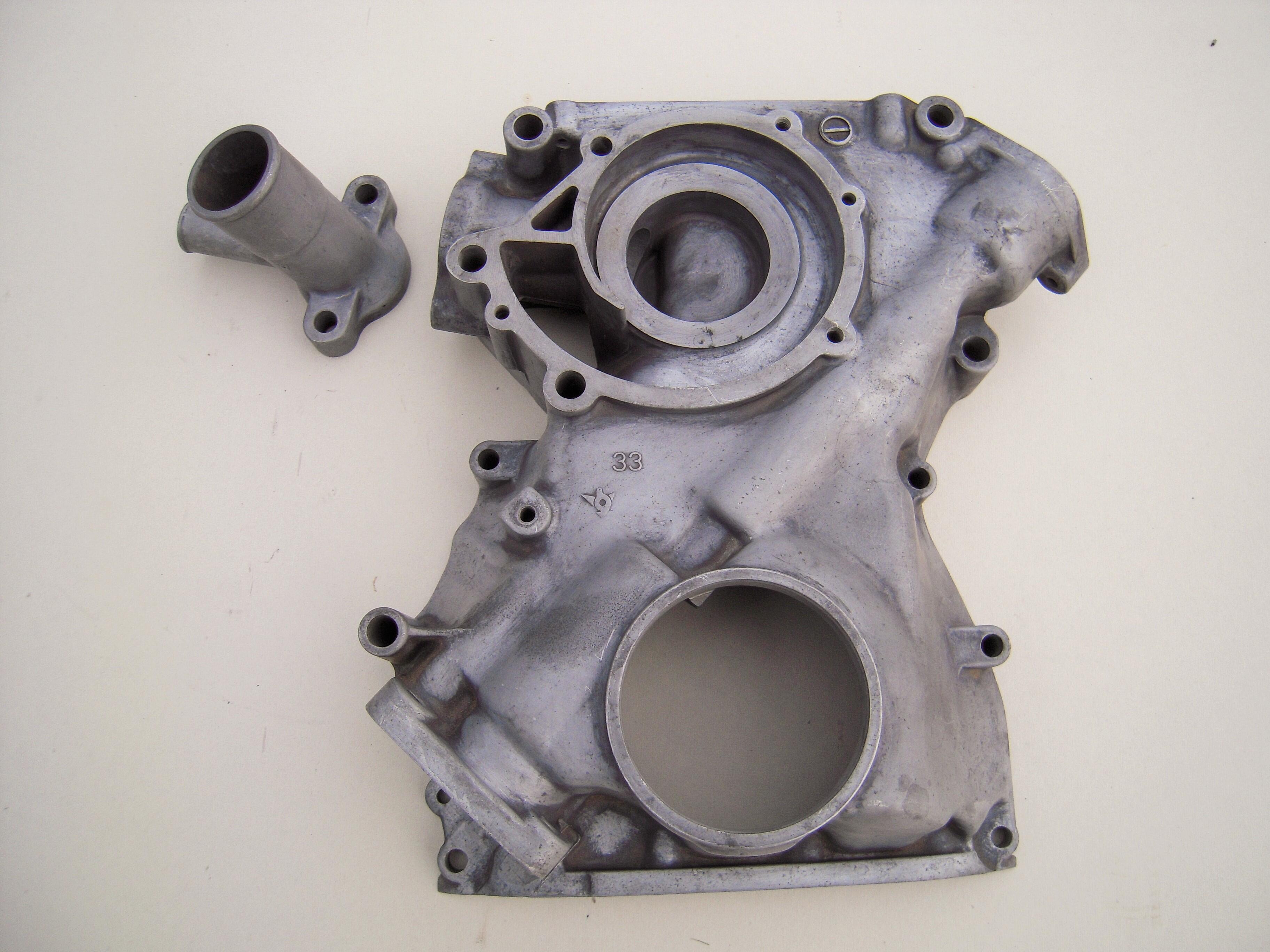 Datsun Z Front Engine Cover w/ Radiator Hose Fitting