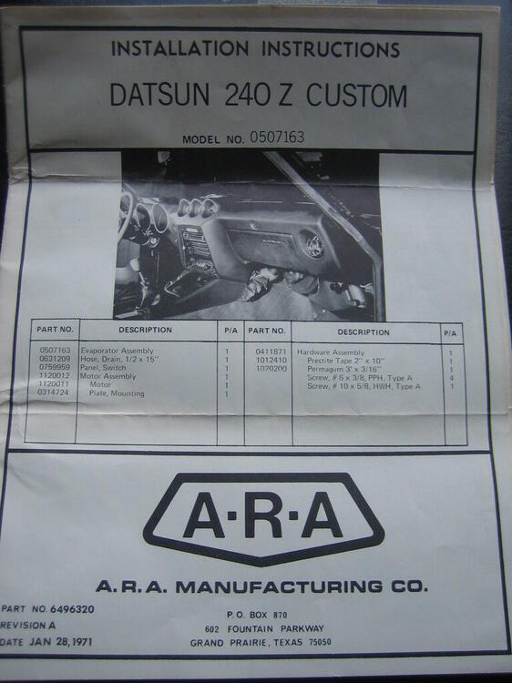 ARA air conditioning installation instructions Page 1.jpg