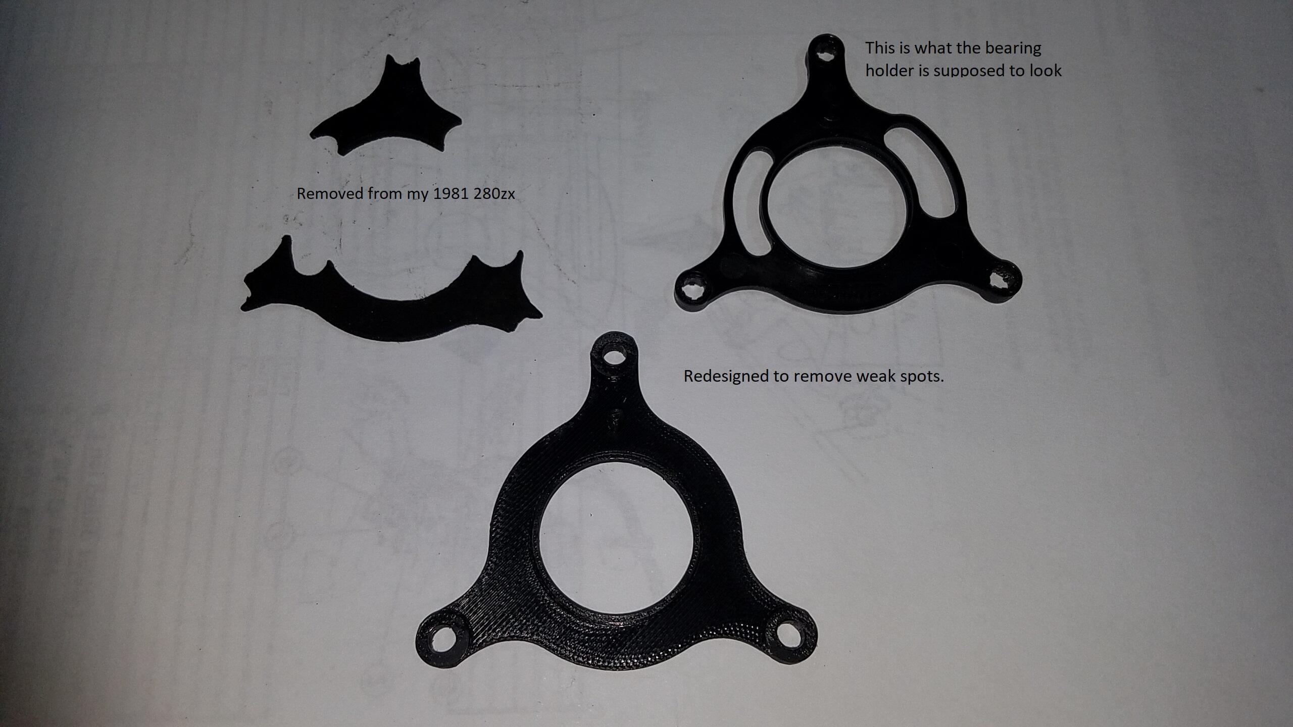 Datsun 280zx, A series, L series, 510, 1200 Matchbox distributor breaker plate repair kit.