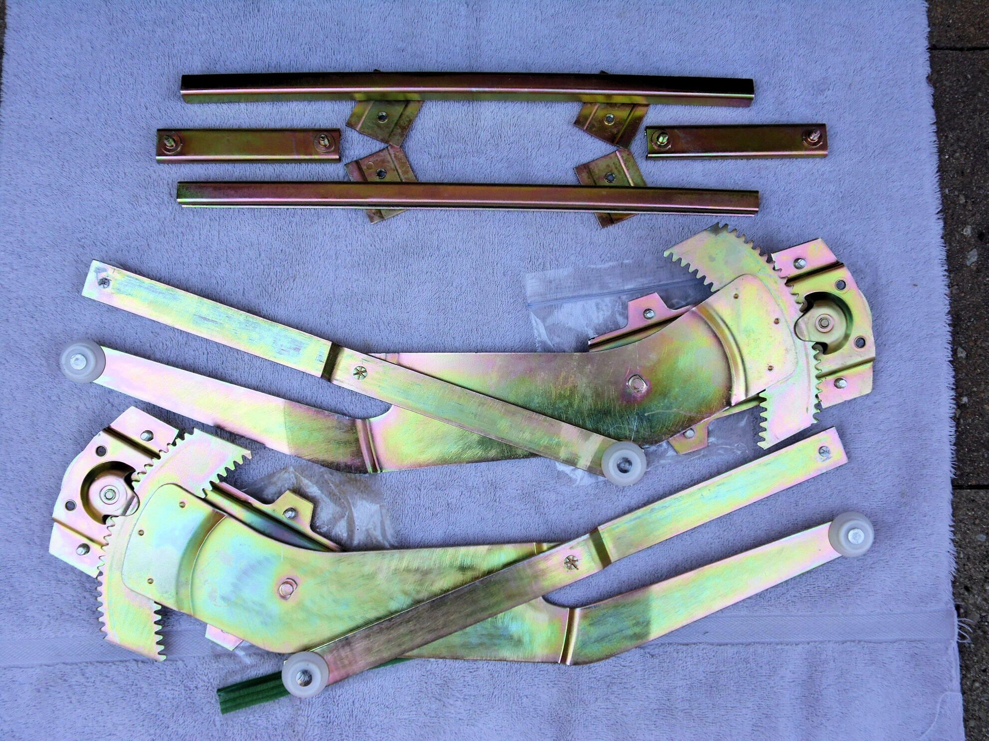 Restored 240Z Window Regulator Set