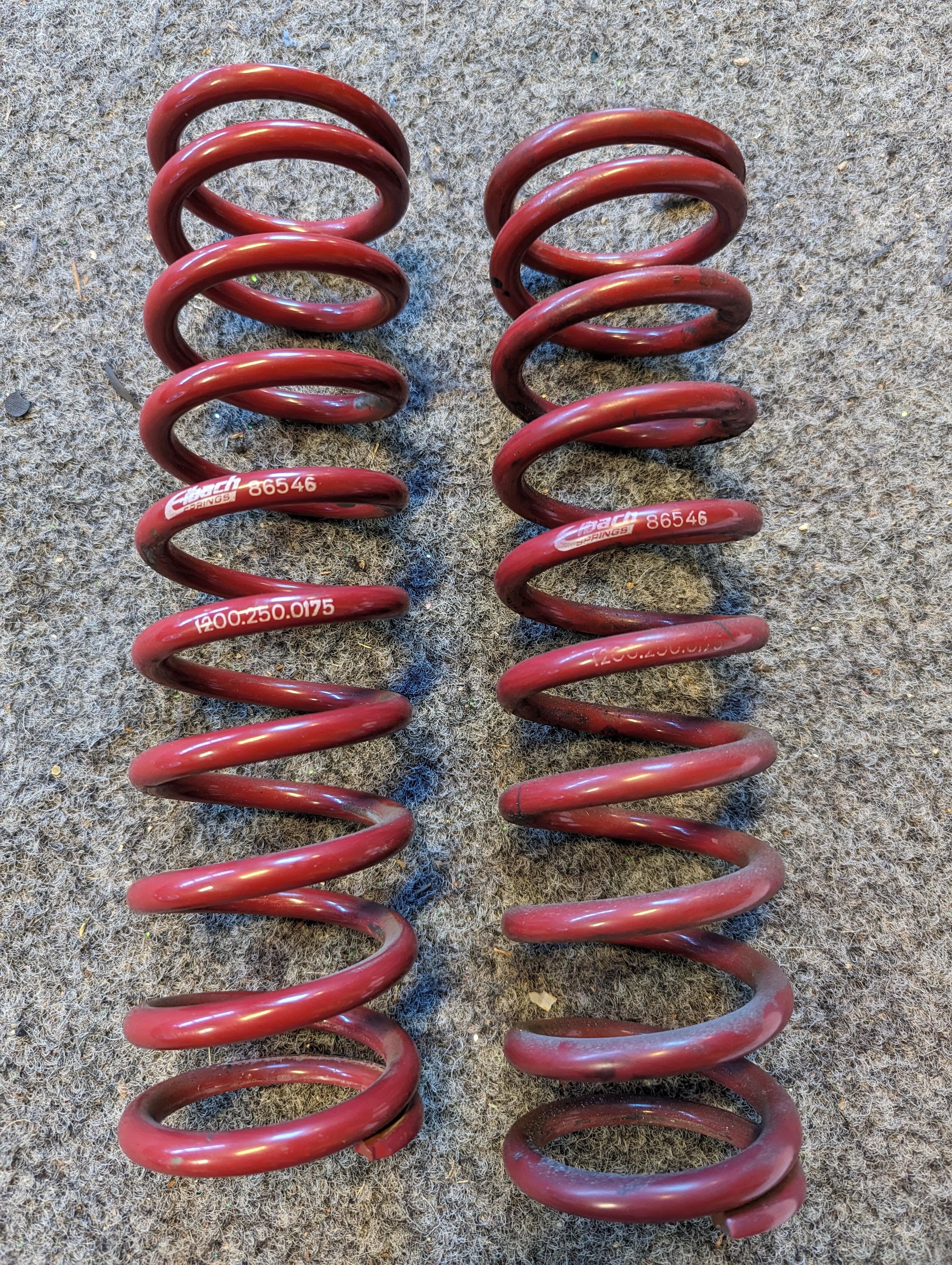 Eibach coilover springs 12 inch, 2.5 in, 175 lb/in (for sale)