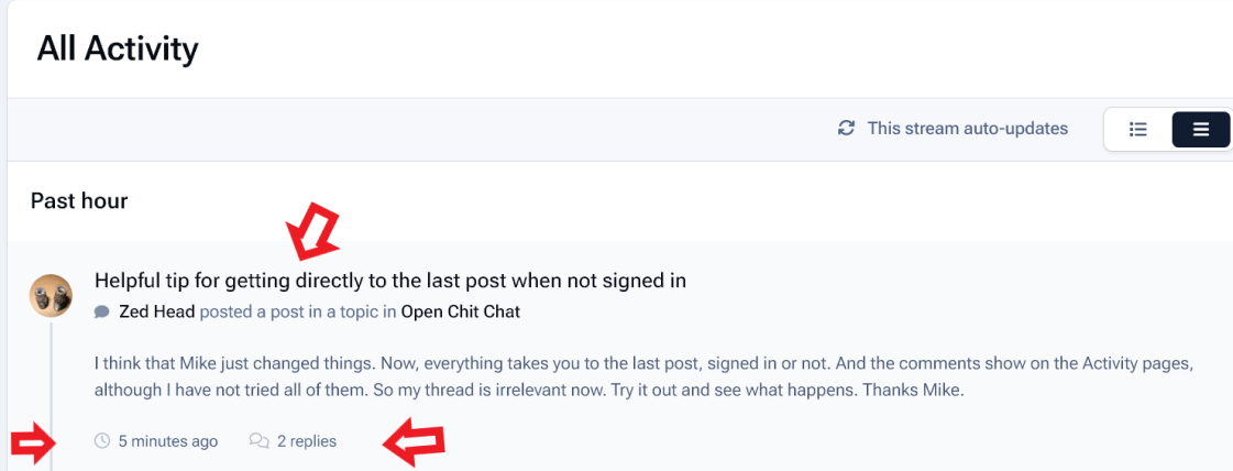 Helpful tip for getting directly to the last post when not signed in